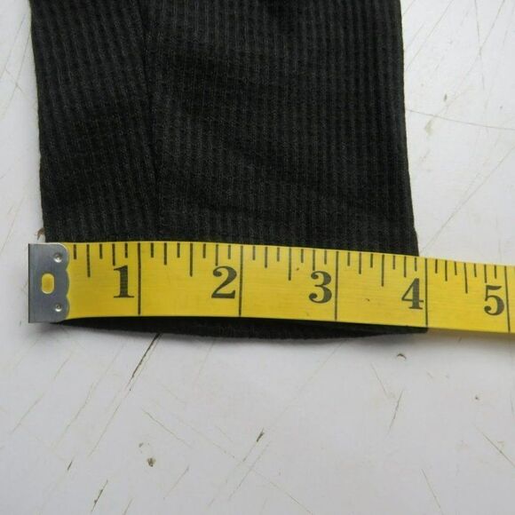 Souq Fone Knot Front Long Sleeve Shirt Women's Size Medium Black Athletic Exerci - Picture 9 of 13